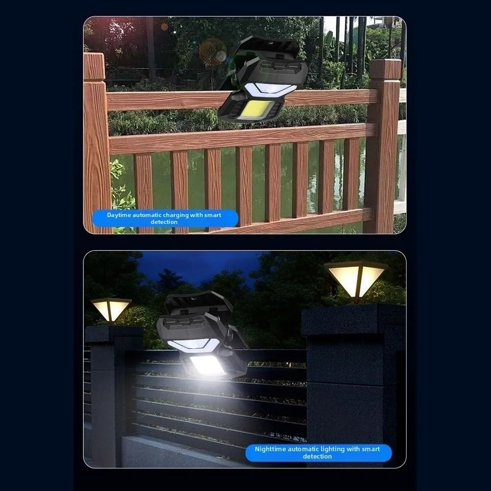 

Waterproof Solar Garden Lights Motion Sensor Solar Powered Solar Clip-on Lamp Super Bright Easy To Install Garden Wall Light