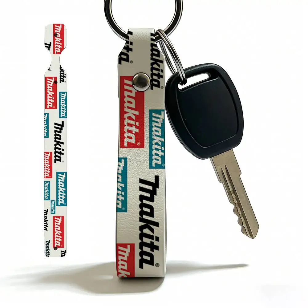

For Makita Soft PU Leather Motorcycle Keychain Lightweight Key Holder For Scooter Racing