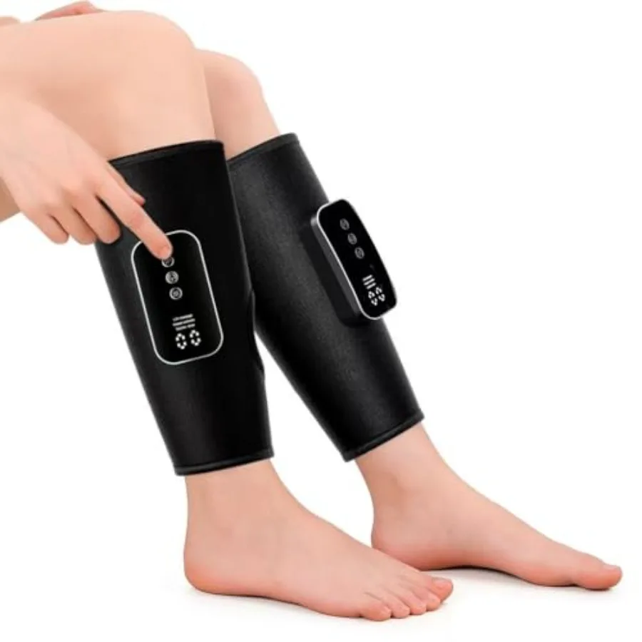 

Leg Massager for PostWorkout Recovery and Daily Relaxation Calf Massager with Heat Function in 3 Modes and 3 Intensity Levels A