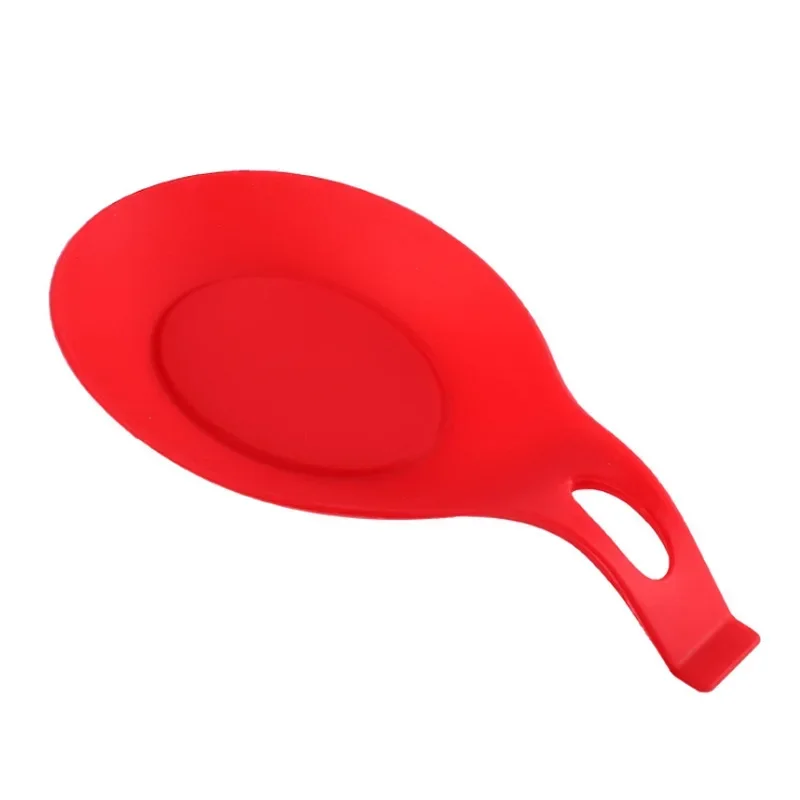 Silicone Insulated Spoon Holder Heat Resistant Placemat Drink Glass Coaster Spoon Holder Cutlery Shelving Kitchen Tools Placemat