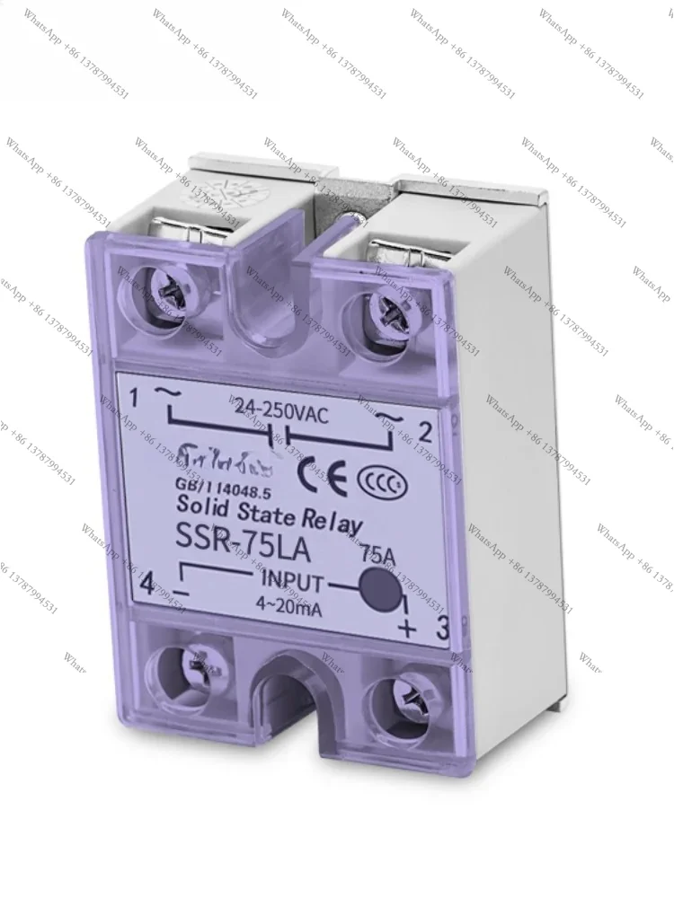SSR-LA solid state relay 4-20MA voltage regulating module 10 -- 90A intelligent regulation complete specifications