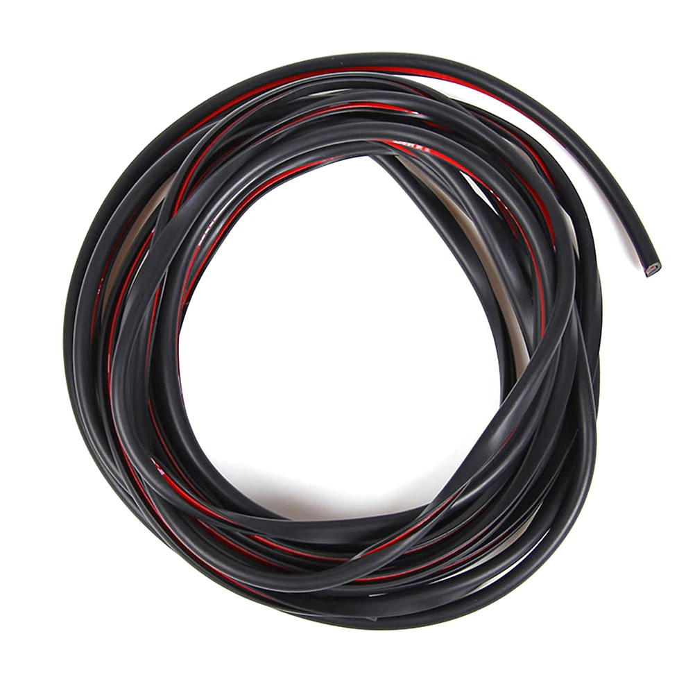 

5M Door Edge Guards Invisible Cleanly Removable Design Easy Installation Black PVC Material For Car Maintenance Protection