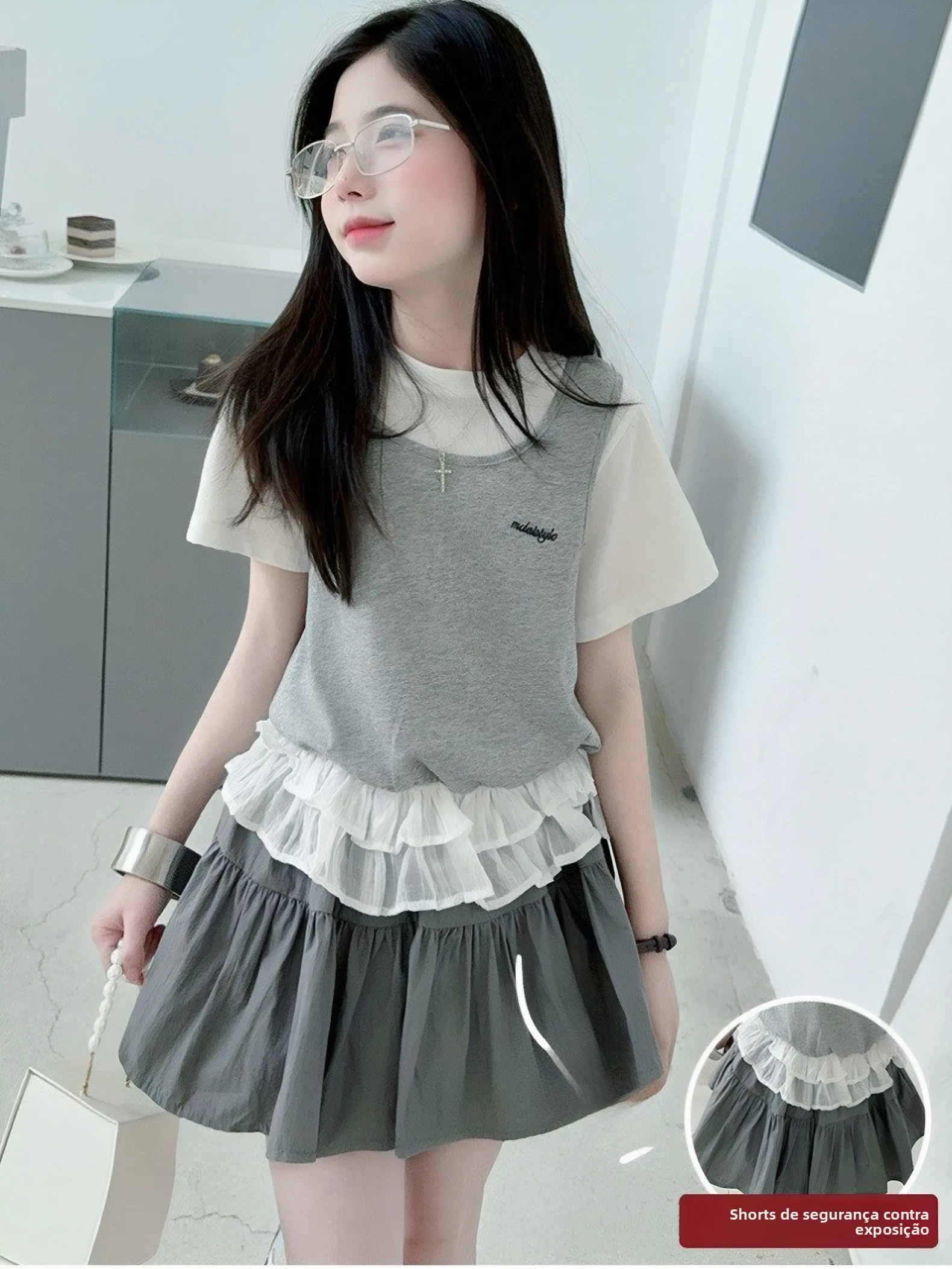 set-gonna-a-pieghe-carino-completo-estivo-alla-moda-in-due-pezzi-per-ragazze-dai-4-ai-15-anni-in-misto-cotone-traspirante-lavabile-in-lavatrice