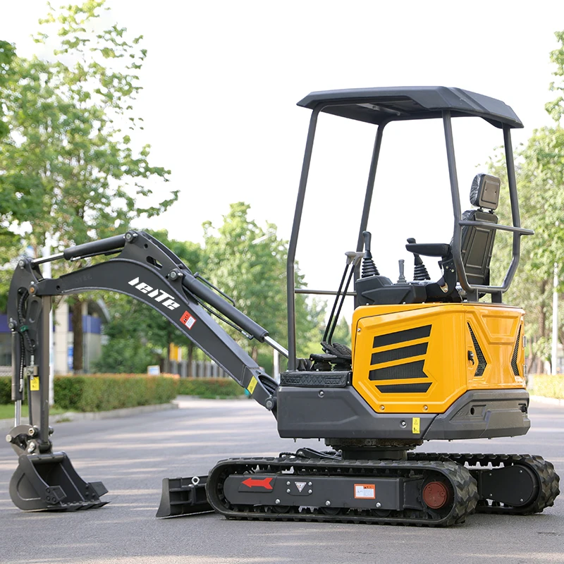 Europe Hot Sale Mini Excavator 1ton 1.8ton 2ton 2.5ton 3ton Electric Hydraulic Micro Small Crawler 1Ton Mini Digger Bagger