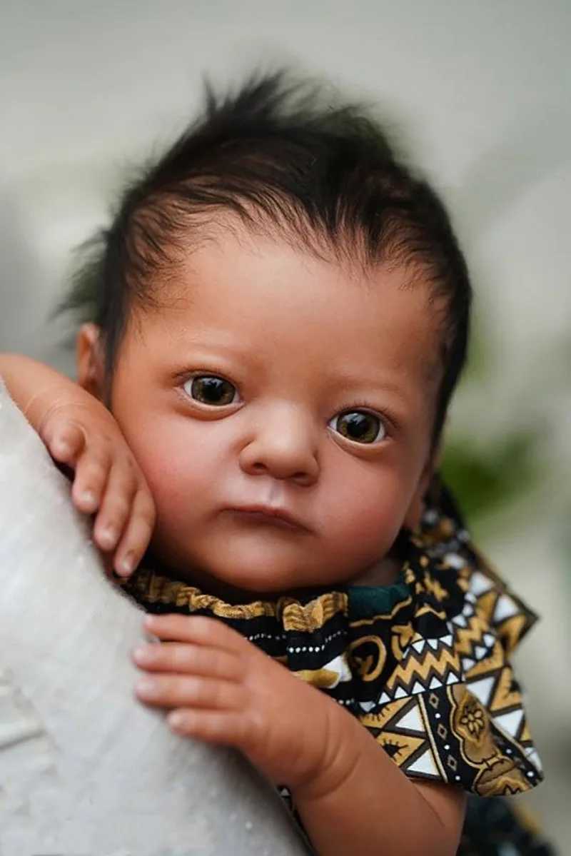 19インチ ベラ リボーンドールキット 未完成 未塗装 ブランク DIYドールパーツ 布製ボディとランダムアイ コレクタブルアートドール