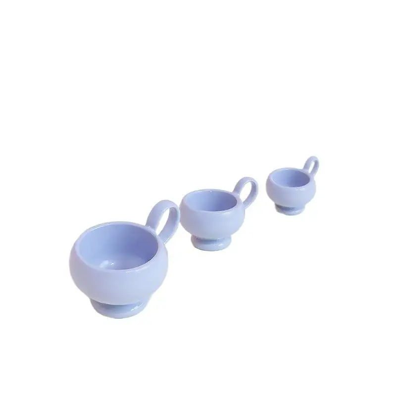 1Pcs Miniature Coffee Cup Ornament Toy Model Dollhouse Mini Mug Cup Teacup Furniture Model DIY Accessories