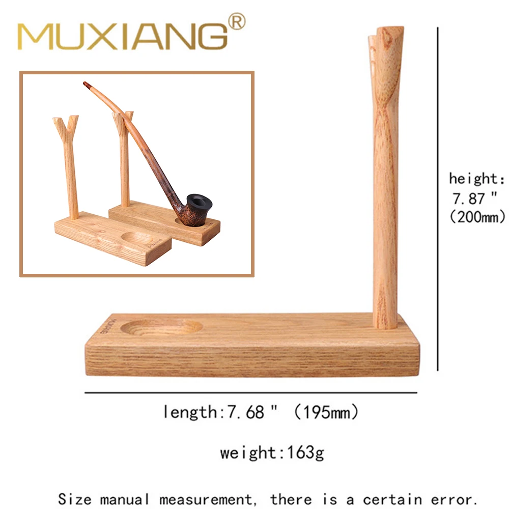 

Tea tree tobacco pipe wooden rack simple tree fork type one location reading pipe rack church pipe rack Long-handled pipe stand