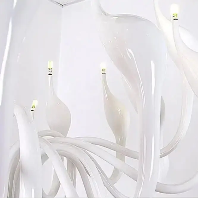 

Nordic atmosphere living room light simple post-modern main light in the bedroom restaurant creative personality iron art lamps