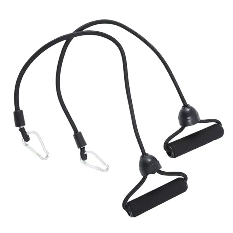 R6FE 2PCS التمرينات والتمرين الفرقة السائر فرقة مقاومة السهول عالية مرنة السحب الحبال التمرين يدوية الحبل الحبل