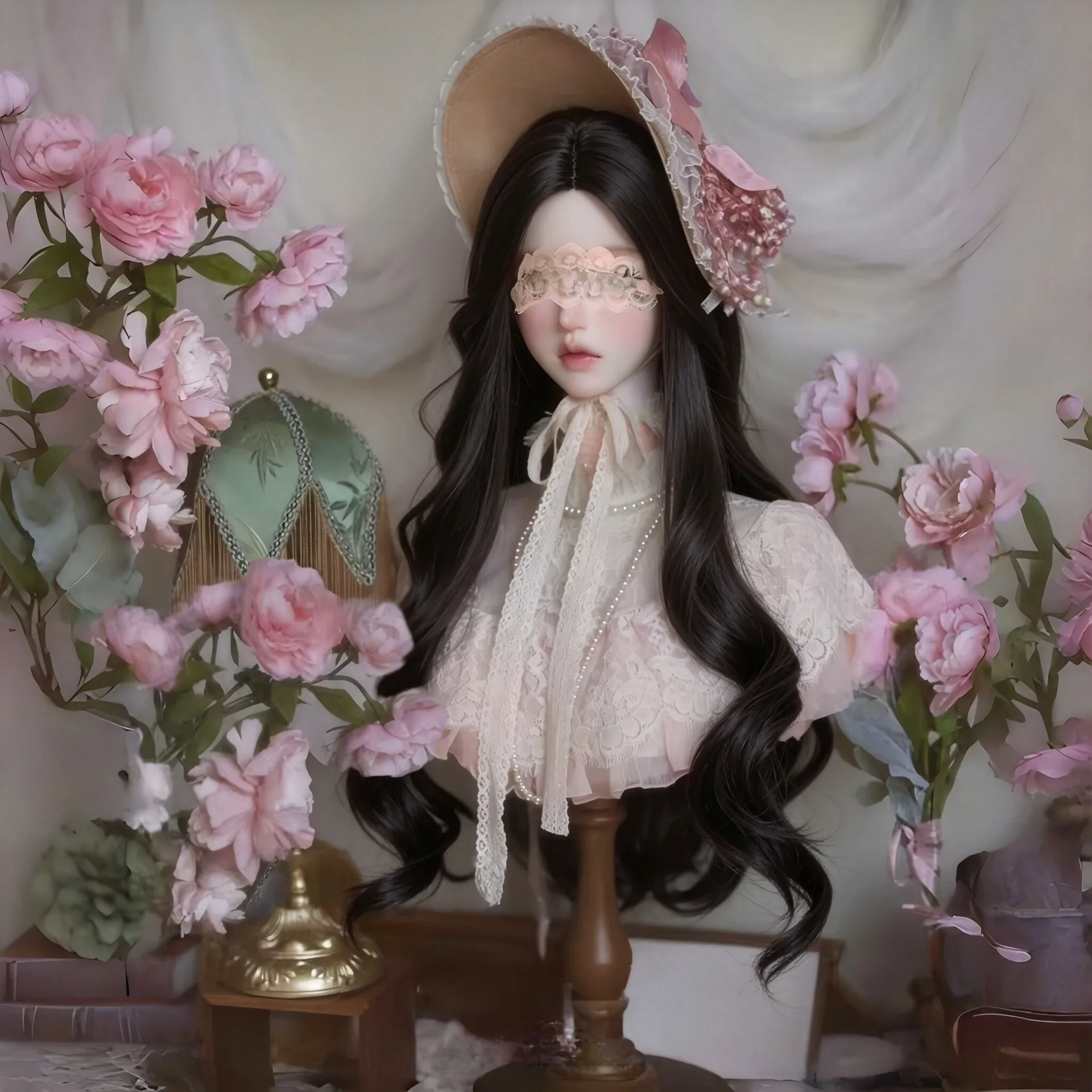 （customization 30day） 1/3 1/4 1/6 Doll's Wig for 60/45/30cm Bjd Doll  Hair Toys Ancient Style wig Doll Accessories No Doll