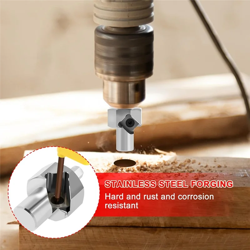 

Высококачественный деревообрабатывающий станок, инструмент для снятия фаски с собачьими отверстиями, сверло для снятия заусенцев, для стандартных электрических дрелей, деревообрабатывающий станок