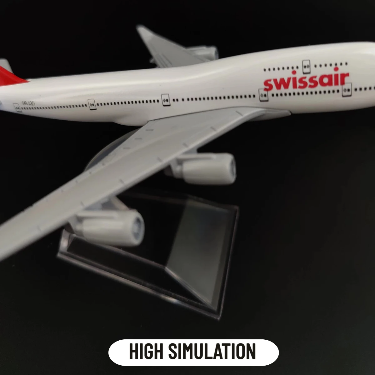 Békateknő 1:400 Fém Repülőgép Másolat Svájci Ária B747 Légitársaság Boeing Airbus diecast manöken Aviatika Miniatűr Mesterkedés dekor Fiú Gyermek-