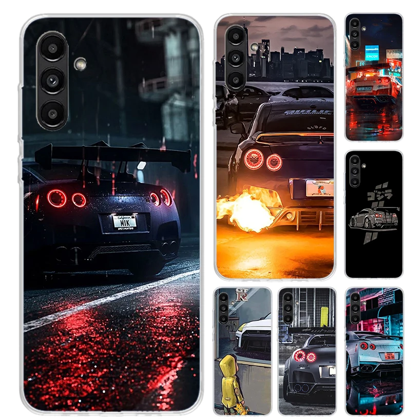 GTR Sport Car JDM Phone Case for Samsung Galaxy A17 A16 A37 A26 A36 A57 A56 A15 A25 A35 A55 A14 A24 A34 A54 A13 A23 A33 A53 Gala