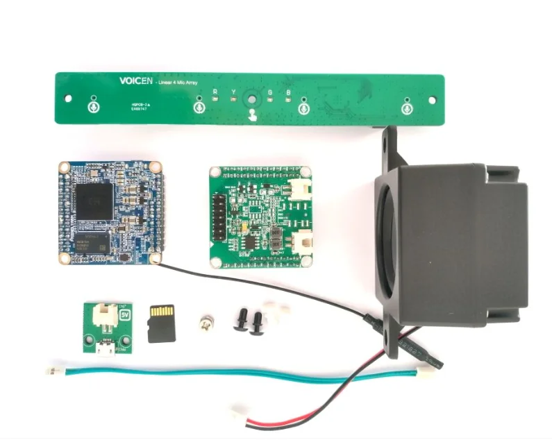 VOICEN Linear 4 Mic Array Kit Development Tools