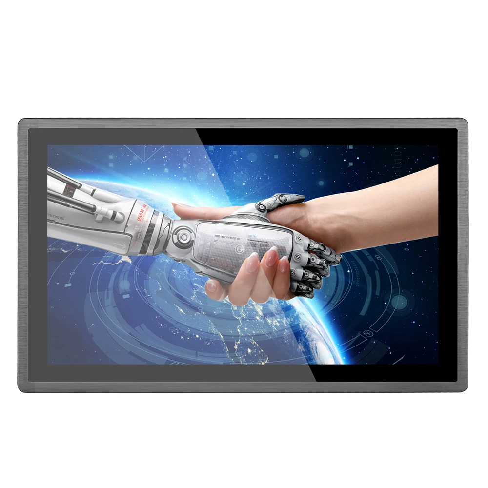 21.5 INCH LCD Touch Screen Industrial Panel PC for Android & Linux OS I5/i3 CPU All-In-One Monitor USB/RJ45/COM/Audio