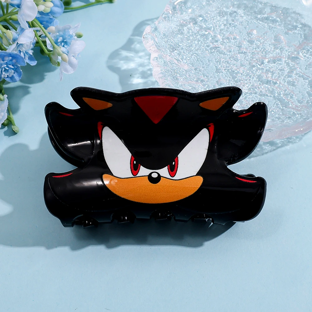 Pince à cheveux mignonne hérisson noir style dessin animé, accessoire de mode pour filles, cosplay et usage quotidien