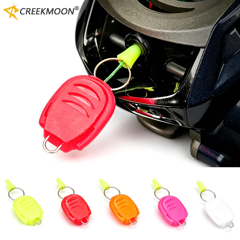 10 unidades/pacote Clipe de Fixação de Linha de Pesca Aprimorado para Carretilhas de Baitcasting e Molinetes, Acessório de Pesca