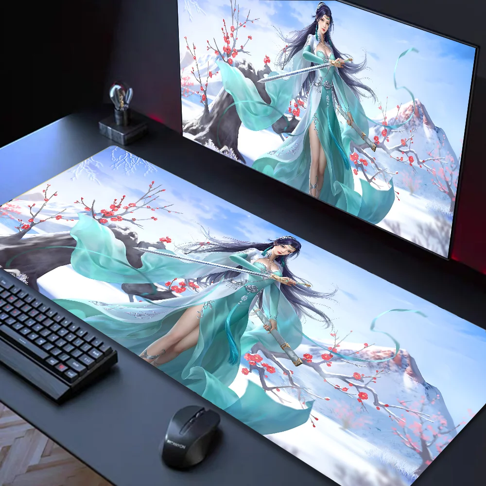 Fights Break Firmament Battle Through The Heaven Mousepad Large Gaming Mouse Pad Thickened Computer Keyboard Table Desk Mat