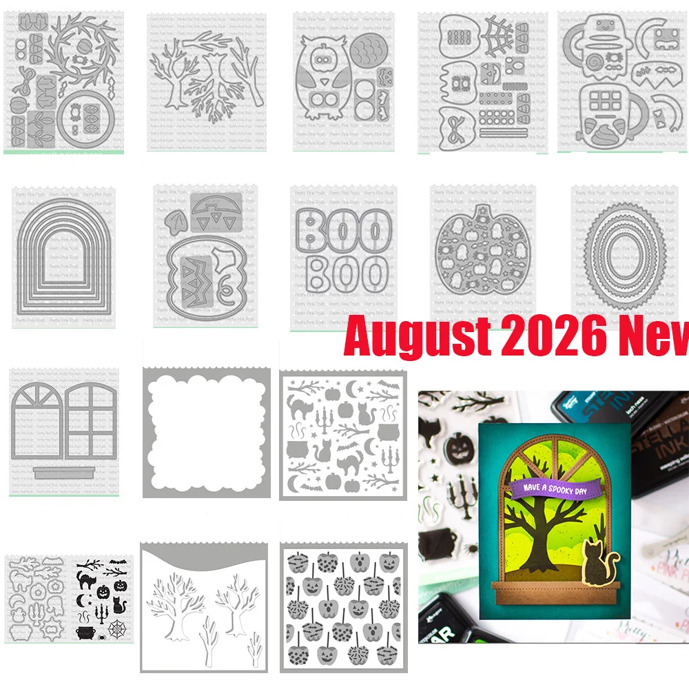 Girlanden, Kürbisse, Eicheln 2026 Neue Metall-Stanzformen DIY Grußkarten-Dekoration Album Handarbeit Scrapbooking Prägung