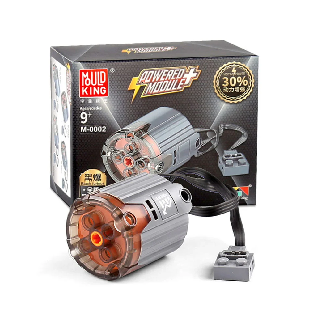 MOULD KING Motor- und Batteriekasten-Kit, technisches Auto 4.0 6.0, schnelles Laden, angetriebenes Modul, Bausteine, Ziegel 7