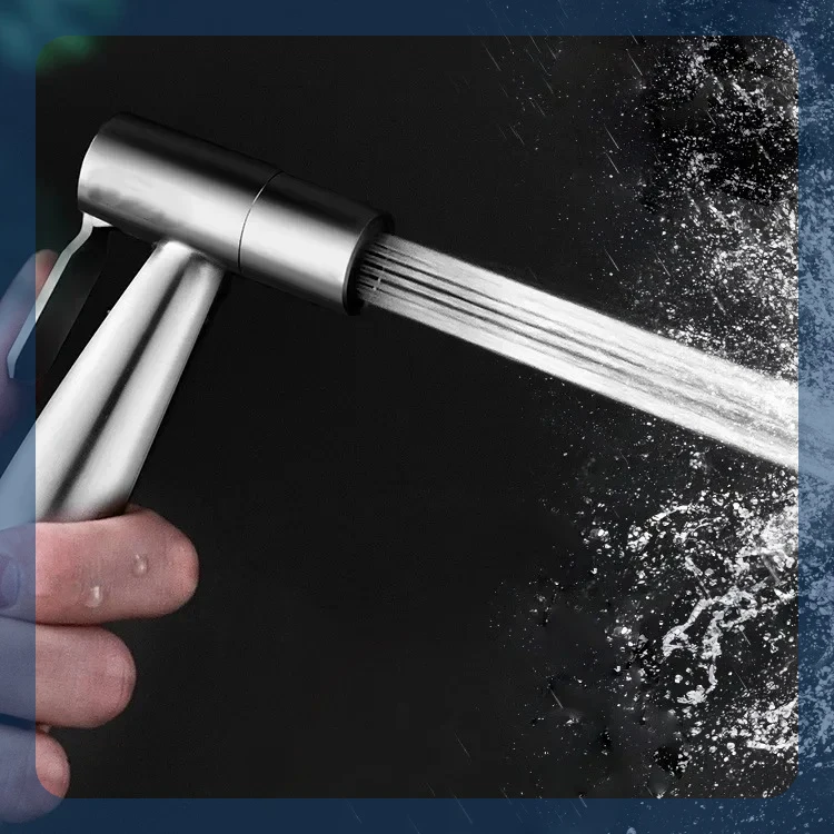 

Handheld Toilet Faucet Sprayer Held Stainless Steel Sprayer Gun Hand Bidet Spray Bathroom Self Cleaning Shower Head Hand Faucet