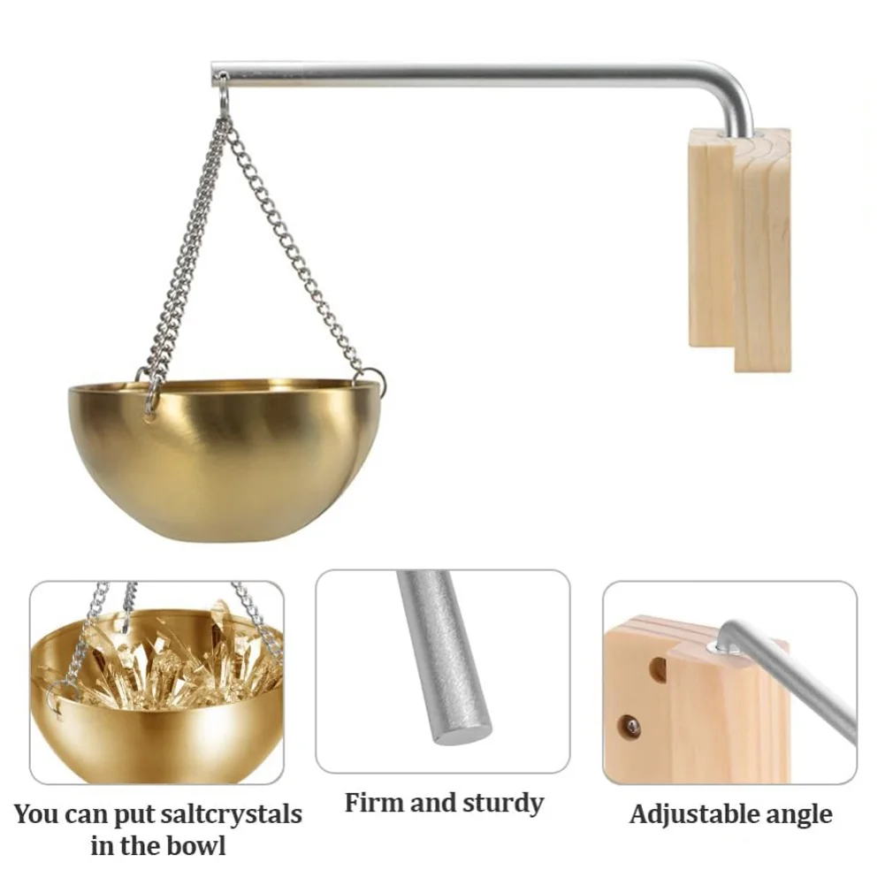 Sauna Aromatherapy Bowl Made of Brushed 1mm Thick 304 Stainless Steel for Even Heat Resistance and Long Term Sauna Use