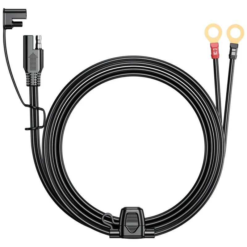

Кабель-переходник 12-24В 18AWG SAE 2-контактный с быстрым отключением на клемму с уплотнительным кольцом для зарядного устройства аккумулятора