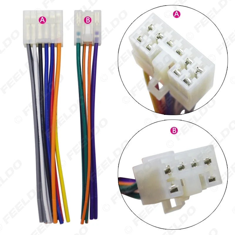 5Pair Car Audio Stereo Wiring Harness Adapter Plug For Toyota/Scion Factory OEM Radio CD/DVD Stereo Harness