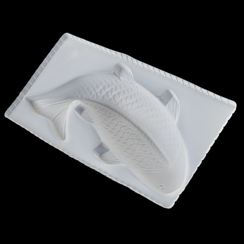 A78I DIY 3D Fish Carp Mold Plastic Jelly Handmade Mold Mousse Cake Pudding Chocolate Mould Baking Tool
