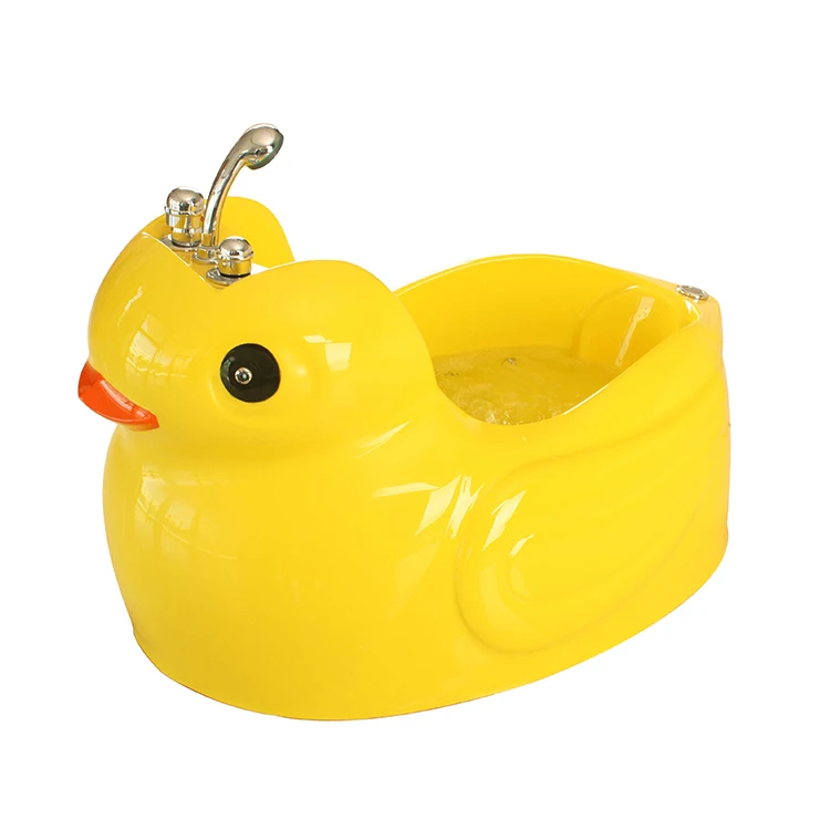 Mini Banheira de Pato Amarelo Bebê, Banheira de Hidromassagem para Bebês, Produtos Criativos, Estilo Europeu, Baby Spa, Massagem