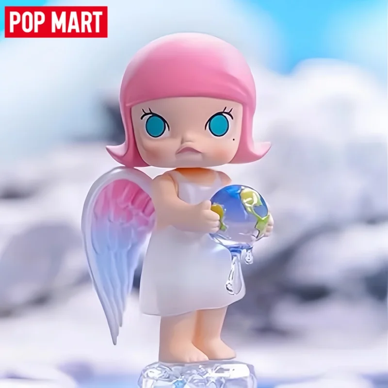 

In Stock POPMART MOLLY My Childhood Series Trendy Blind Box Guess Bag Desktop Decoration Cute Model Toy Girl Birthday Gift
