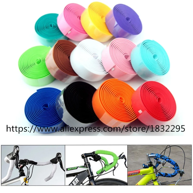 

HOT Professional Road Cycling Handlebar Tape 4 Patterns Anti-slip Anti-sweat S.R.EVA Road Bike Bicycle Handlebar Tape Wrap