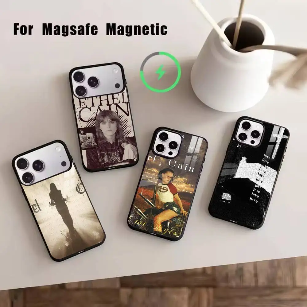 

E-Ethel Cain Perverts Phone Case For iPhone17,16,15,14,13,12,11 Plus,Pro Magnetic with Magsafe Wireless Charging