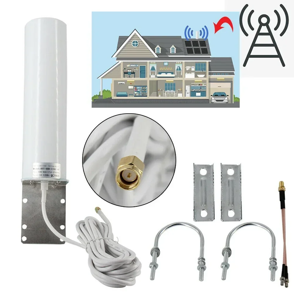 Kit 12dBi Antenna 1 Set 23 X 6.5 X 6.5CM Fixed Wall-Mounted Helium Hotspot Miner High Gain Outdoor Replacement