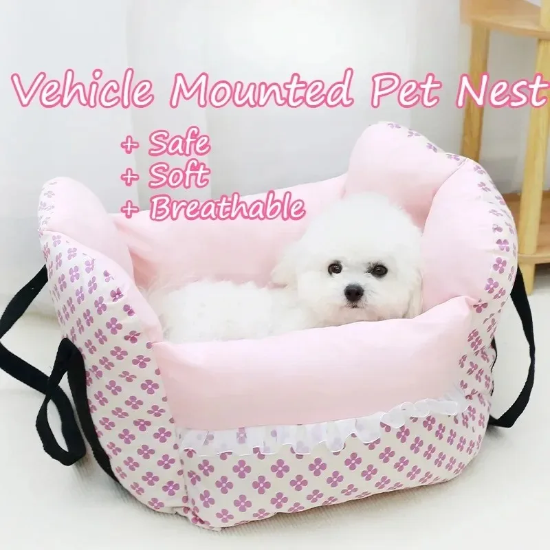 

Dog Nest Beds Cats Rabbits Fox Pets Vehicle Mounted Sleeping Warm Soft Thicker Comfortable Durable Chew Mechanical Wash Spacious