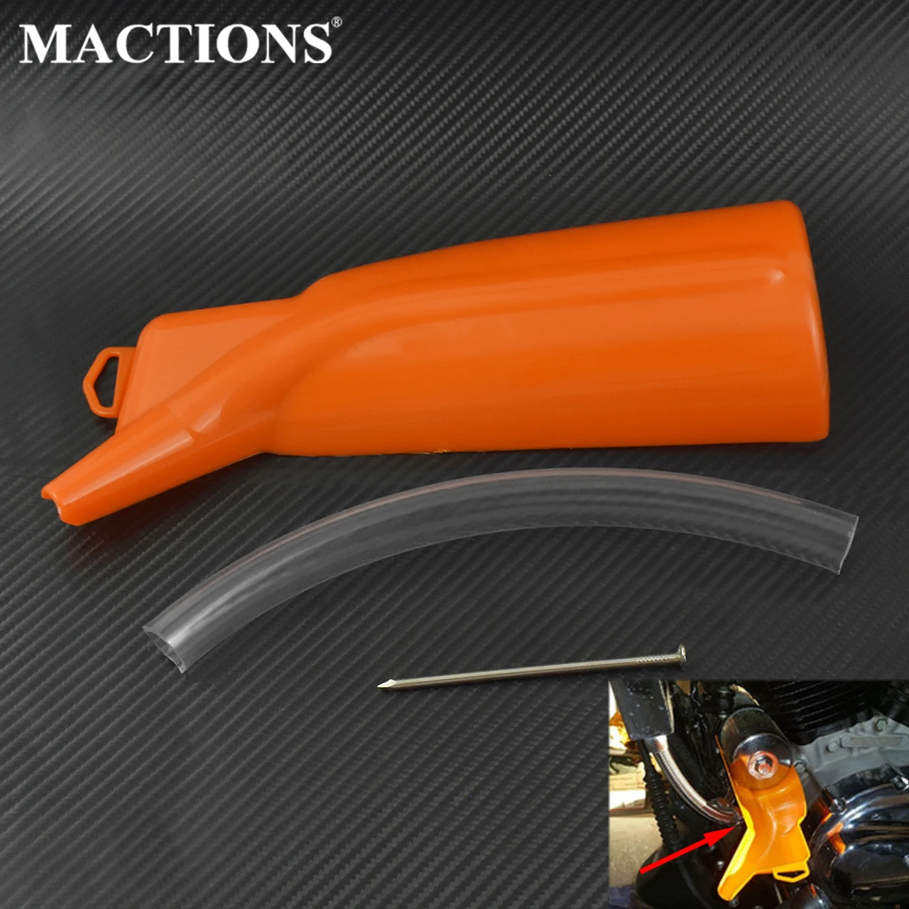 Funil de drenagem do coletor de óleo de preenchimento do cárter de transmissão da motocicleta apto para harley para sporster para touring para trike