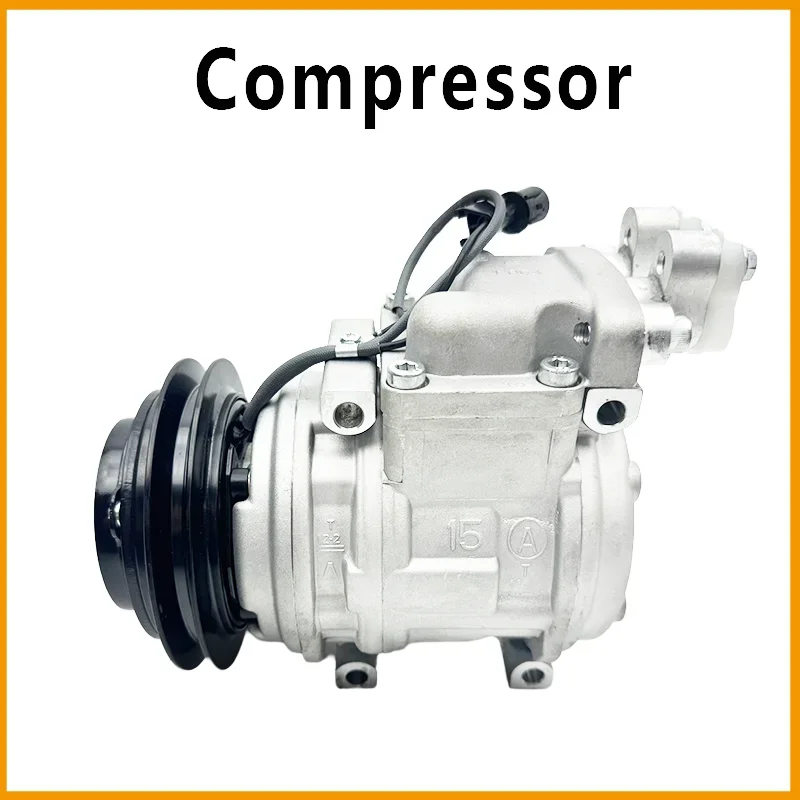 High Efficiency AC Compressor for Doosan Daewoo DX75-9C/80 & Sany 60/65C Excavators, Direct Replacement Cooling Part