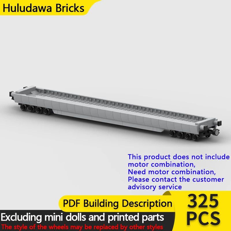 

Модель городской автомобиль MOC, строительные кирпичи, железнодорожный поезд, низкоэтажная каретка, модульная технология, подарки, праздник, сборка, детские игрушки, костюм