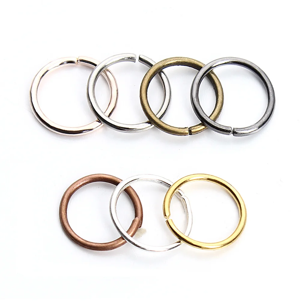 

230Pcs Open Rings Alloy Delicate Pendants DIY Jewelry Making Necklace Bracelet Charms Accessories for Manual Connection Rings