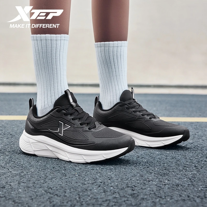 

Xtep Running Shoe For Women 2025 Winter Reinforced Jacquard Fabric Comfortable Soft Breathable Stability Sneaker 875418110003