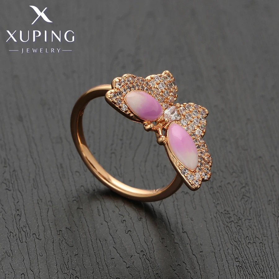 Xuping Jewelry Fashion Elegant New Arrival Schmetterlingsringe mit Goldfarbe für Frauen, Partygeschenk X001222586 – Detail 14