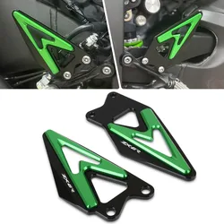 오토바이 액세서리 발판 발 뒤꿈치 가드 커버 Rearsets 발 받침 페그 보호대 ZX6R ZX-6R 2019-2025 적합