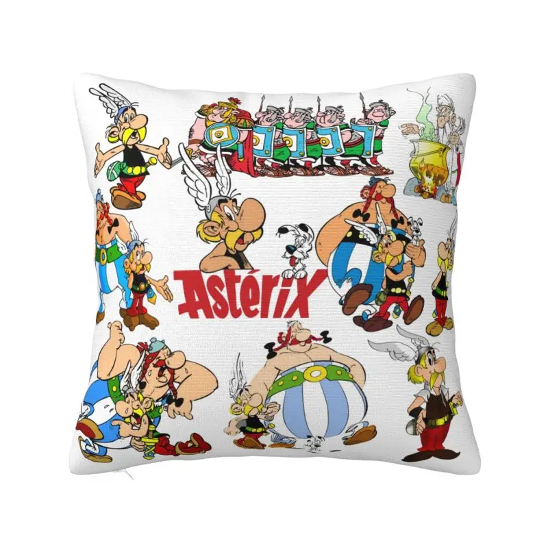 Пользовательские Asterixs And Obelixs Adventure Comic наволочка 40x40 см скандинавский чехол для подушки квадратная наволочка