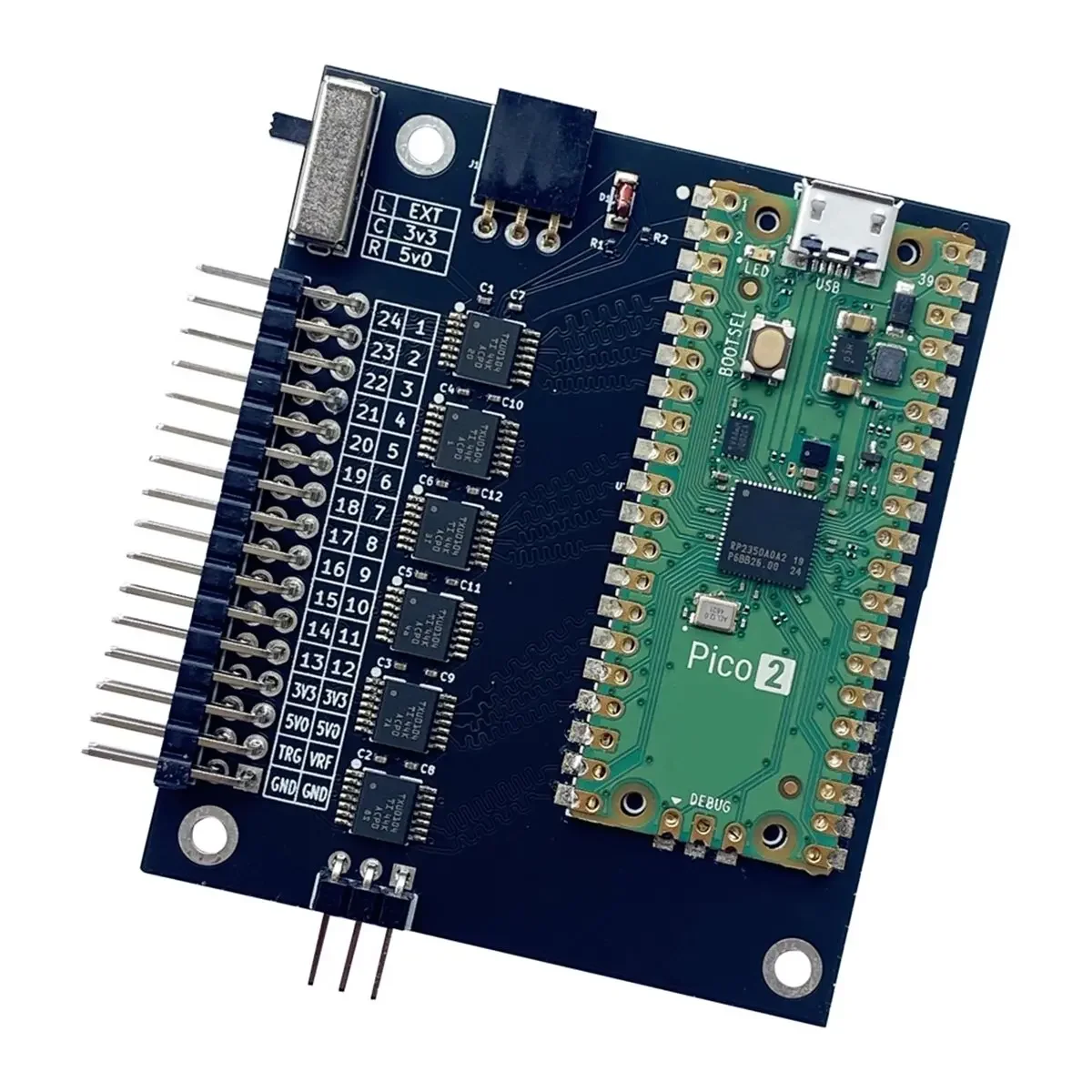 TopsLogicAnalyzer V6.0 400MHz 24 Channel Logic Analyzer With Test Hook Clip Software Is Available For , OSX And Linux