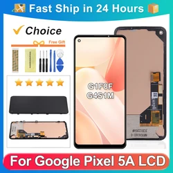 6.34''For Google Pixel 5A For Google Pixel 5a 5G Tested G1F8F G4S1M LCD Display Touch Screen Digitizer Assembly Replacement