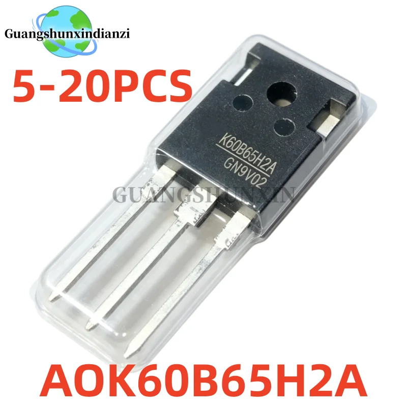 5-20Pcs/Lot 100% New High-Quality K60B65H2A AOK60B65H2A TO-247 60A/650V In Stock
