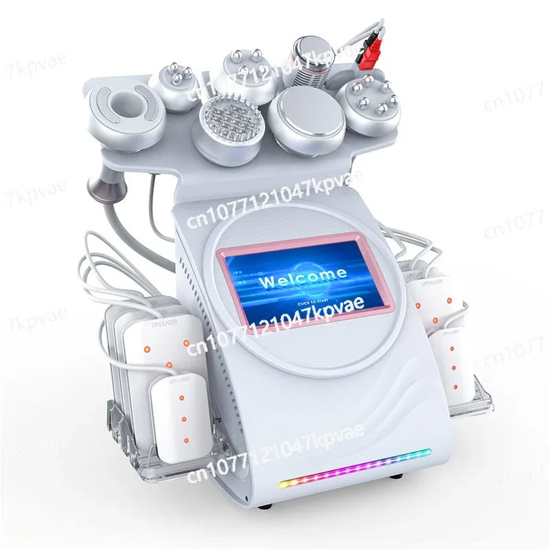 Frequency Ultrasonic S Shape 9 in 1 Massage 80k Slimming Vacuum Cavitation Machine Equipment Cavitation Rf Beauty Machine