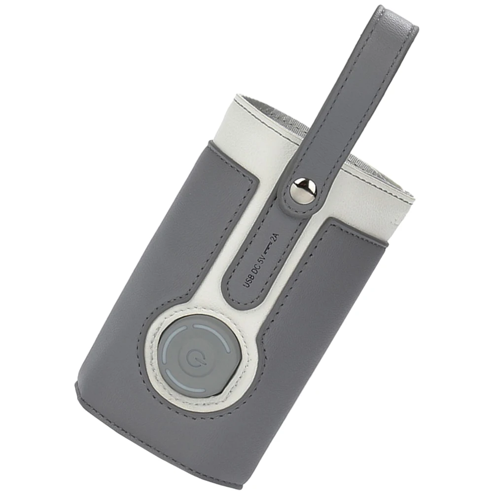 Bolsa calentadora de biberones portátil de PU con carga USB, calentador de biberones para viaje, calentador de leche materna, bolsa de Hospital para mamá