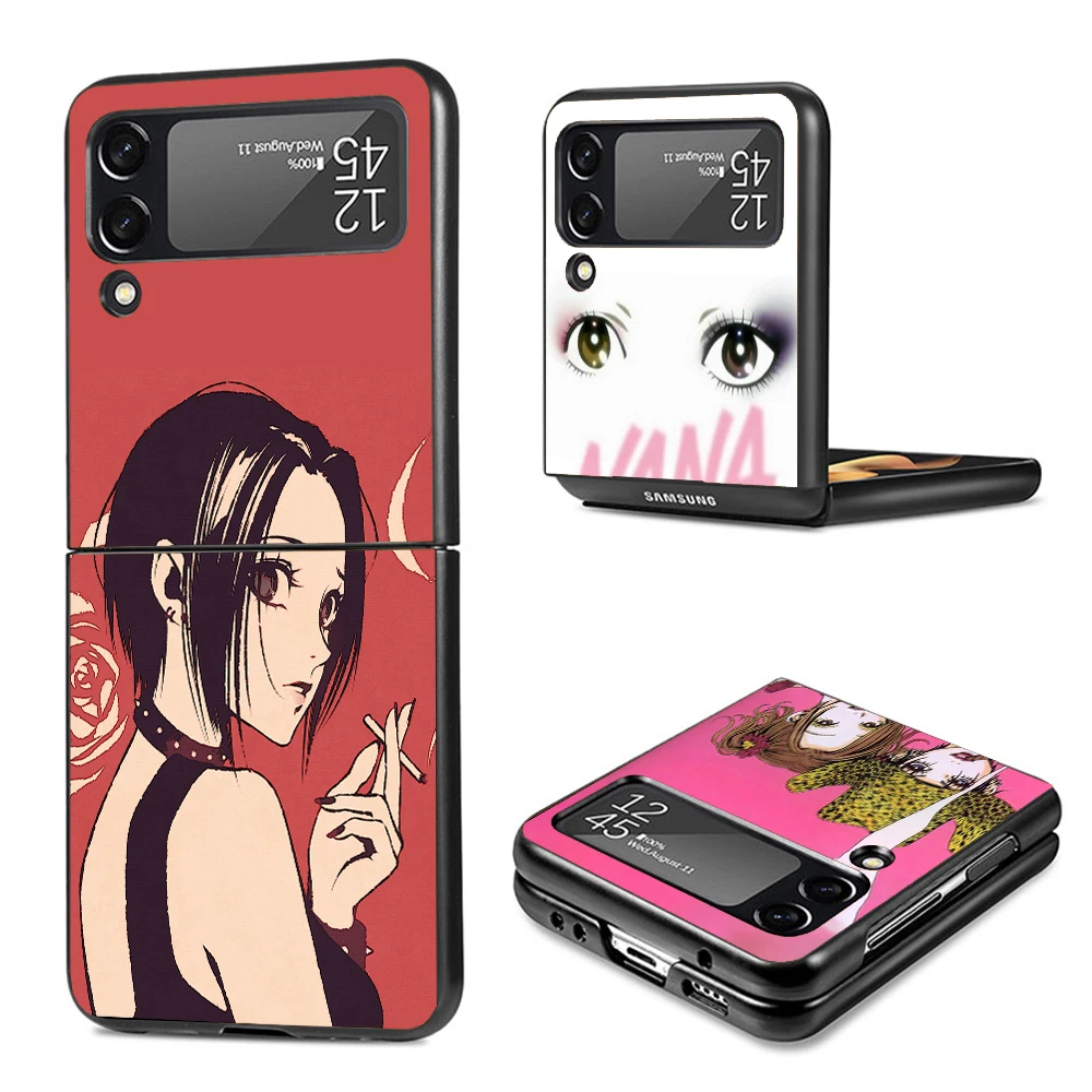 NaNa Osaki Anime Hard PC Back Phone Case for Samsung Galaxy ZFlip 6 5 Z Flip 4 ZFlip6 Z Flip6 5G ZFlip4 Flip3 Zflip5 Cover Galax