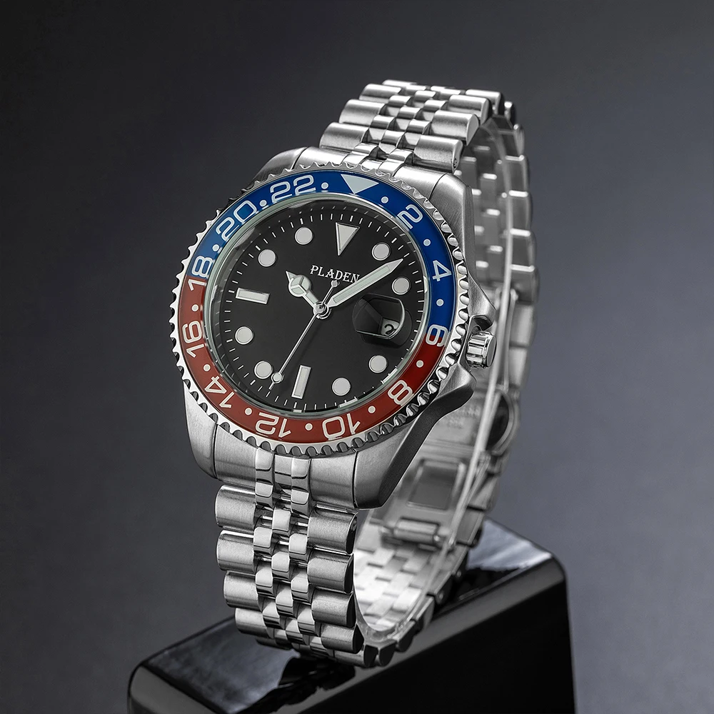 Men's Luxury Automatic Watch with Two-tone Ceramic Bezel